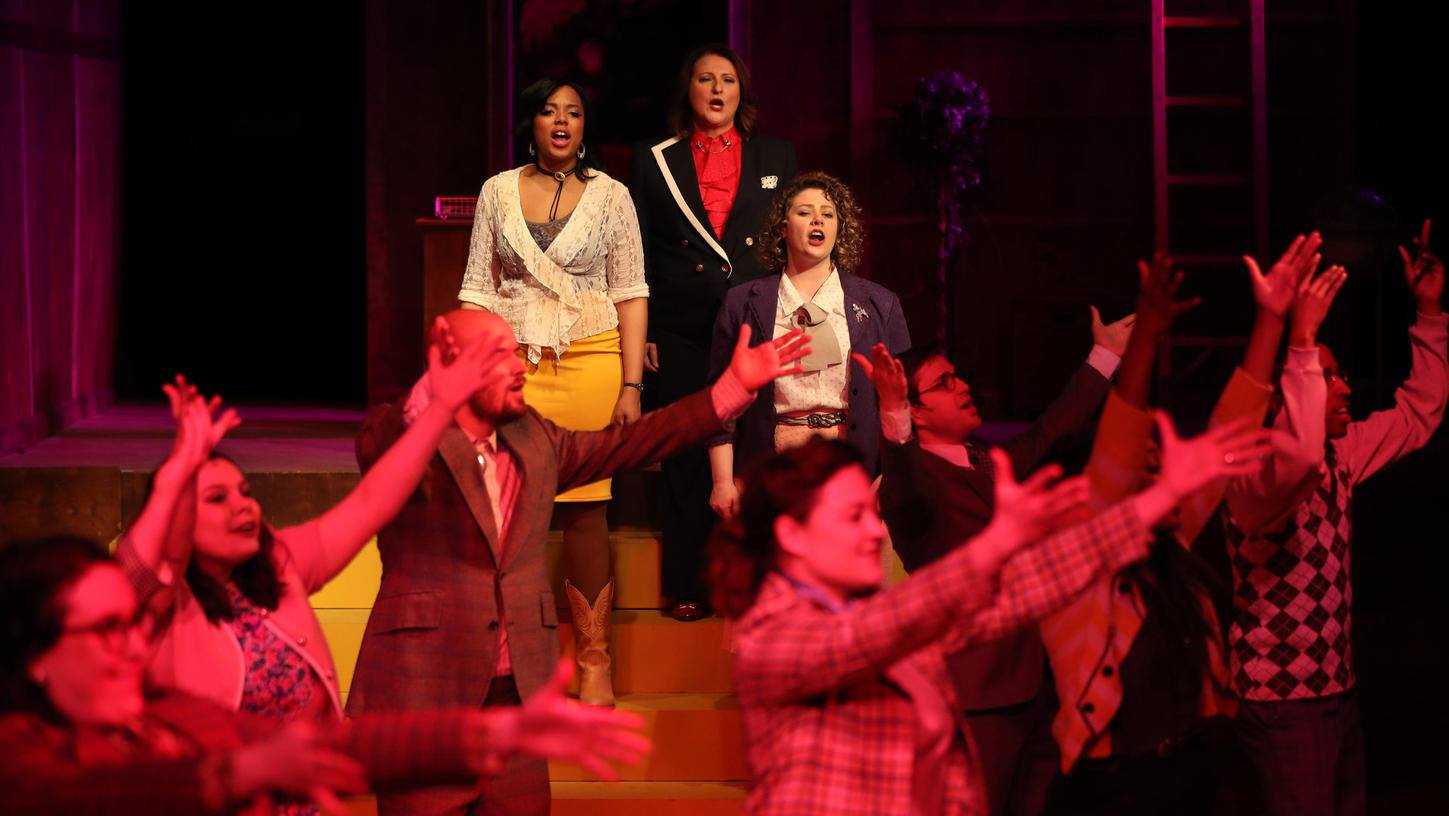 Sharriese Hamilton, Anne Sheridan Smith, and Sara Reinecke in 9 to 5